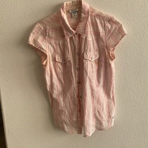 abercrombie western top with embroidery - as is